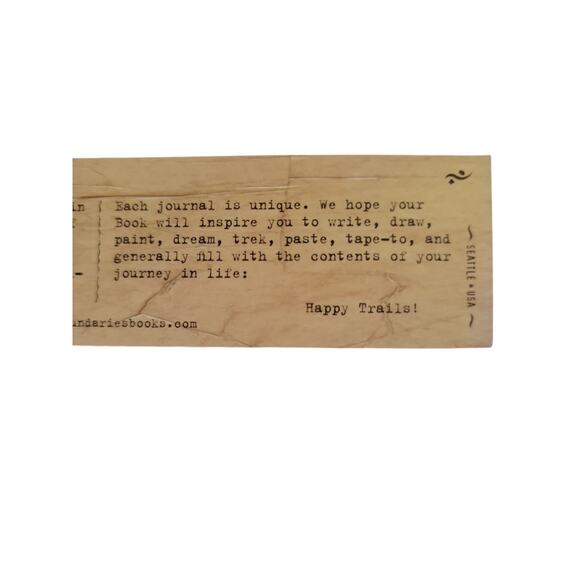 No Boundaries Leather-bound Premium Handmade Journal Art Book - Picture 5 of 8